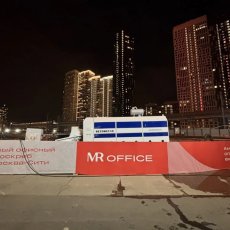 Печать и монтаж баннеров 10×1,3 м на литом полотне 510 г/м²