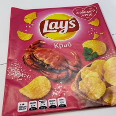 Мешок-имитация пакета Lay’s большого размера с интерьерной печатью 720 dpi