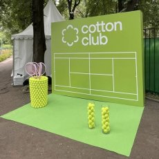 Фотозона с полом Cotton club