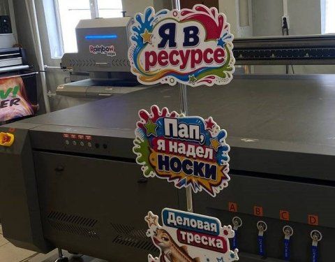 Пластиковые указатели на ножке из джокера