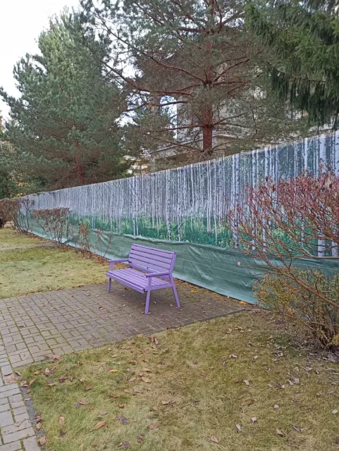 Фотосетка на забор